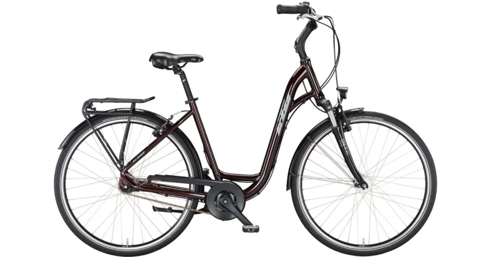 KTM CITY LINE 28 NIGHT RED (DARK SILVER) 2023 UNISEX CITY KERÉKPÁR Csak ma