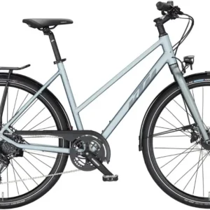 KTM LIFE LITE TRAPÉZ AZZURRO SILVER (DARK GREY) 2023 NŐI TREKKING KERÉKPÁR Kedvezményes ár
