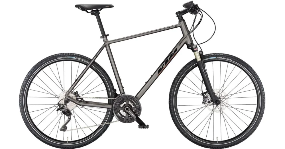 KTM X-LIFE RACE MACHINE GREY MATT (BLACK GLOSSY + ORANGE GLOSSY) 2023 FÉRFI CROSS TREKKING KERÉKPÁR Akció