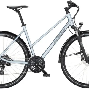 KTM X-LIFE TRACK STREET TRAPÉZ AZZURRO SILVER (DARK GREY+GREY) 2023 NŐI CROSS KERÉKPÁR Prémium