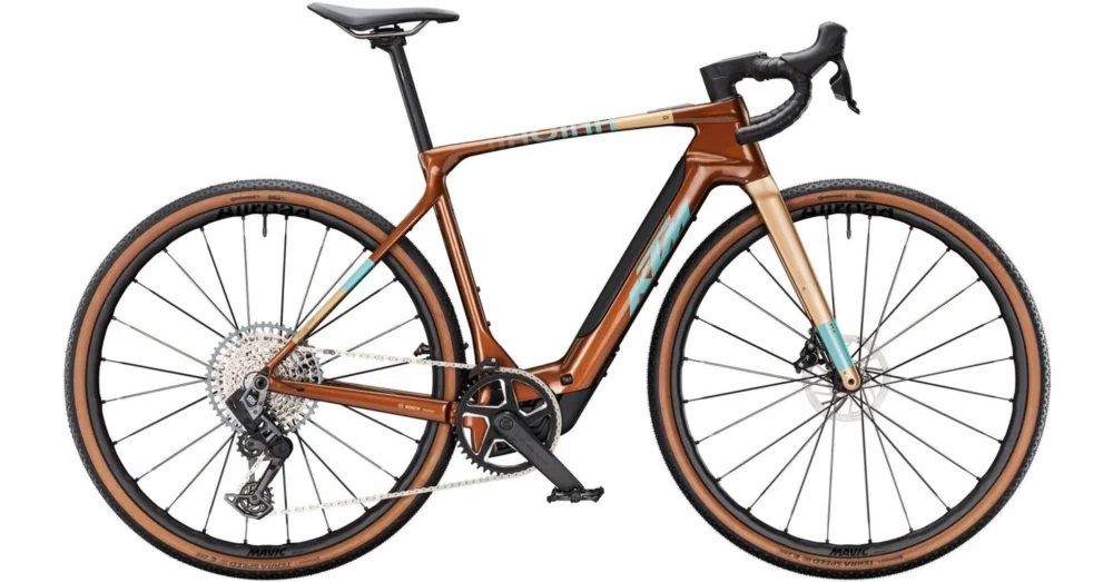 KTM MACINA GRAVELATOR SX PRIME TERRA (GOLDEN DUST +PETROL) 2025 FÉRFI ELEKTROMOS GRAVEL KERÉKPÁR Ajánlat