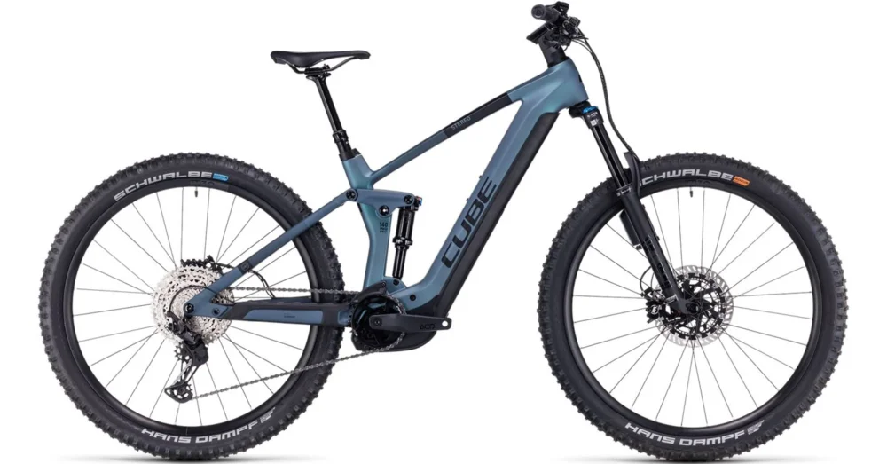 CUBE STEREO HYBRID 140 HPC ABS 750 29" SMARAGDGREY´N´BLUE 2023 FÉRFI ELEKTROMOS ÖSSZTELESZKÓPOS MTB KERÉKPÁR Azonnal elérhető