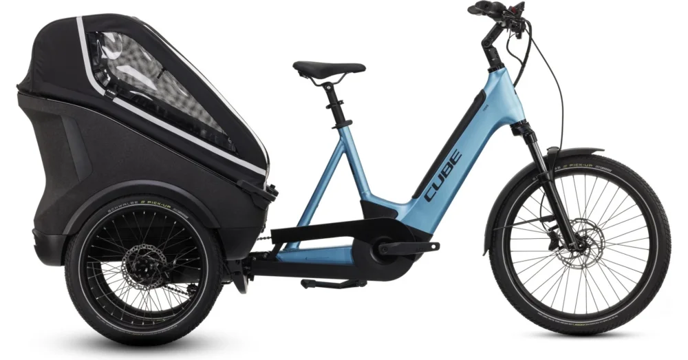 Expressz szállítás CUBE TRIKE FAMILY HYBRID 1500 BLUE´N´REFLEX 2024 ELEKTROMOS TRIKE KERÉKPÁR