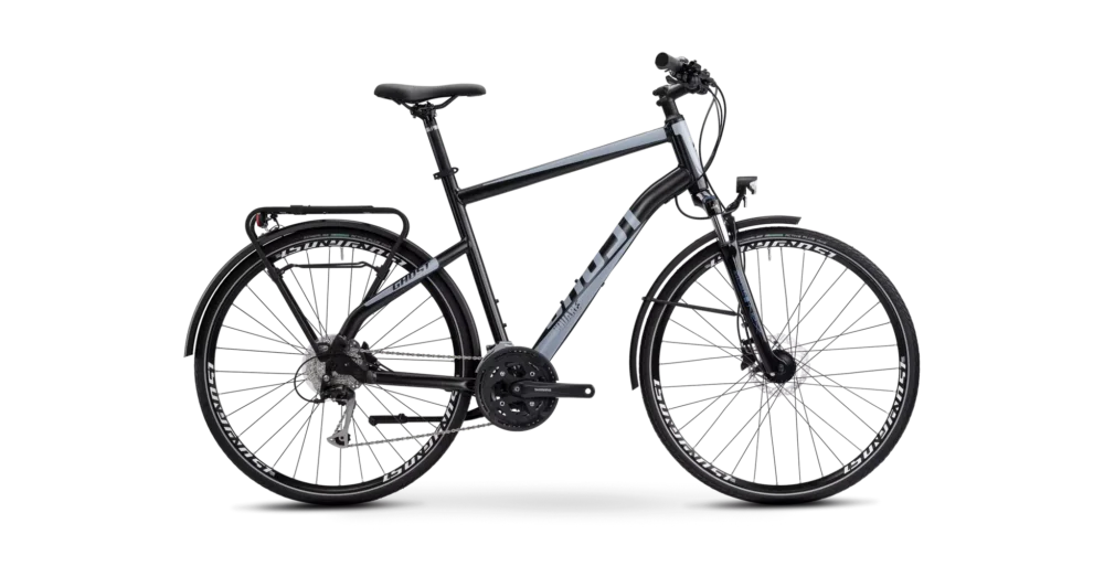 Kiárusítás GHOST SQUARE TREKKING ESSENTIAL BLACK/GREY 2024 FÉRFI TREKKING KERÉKPÁR
