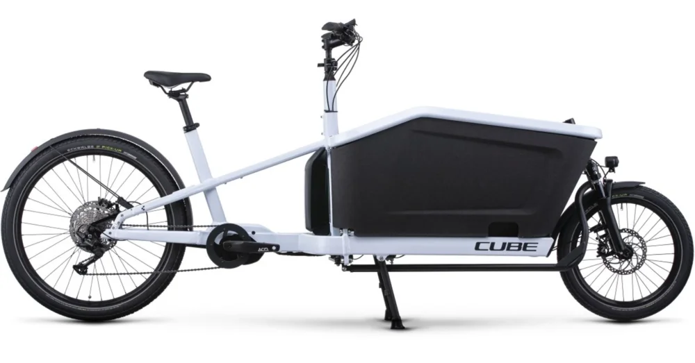 CUBE CARGO SPORT DUAL HYBRID 1000 FLASHWHITE´N´BLACK - 2025 - CARGO ELEKTROMOS KERÉKPÁR - 20" / 27.5": ONE SIZE Kihagyhatatlan ajánlat