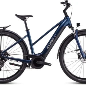 Kiárusítás CUBE TOURING HYBRID ONE 625 DEEPSEA´N´CHROME - 2025 - TREKKING ELEKTROMOS KERÉKPÁR - TRAPEZE 46 CM