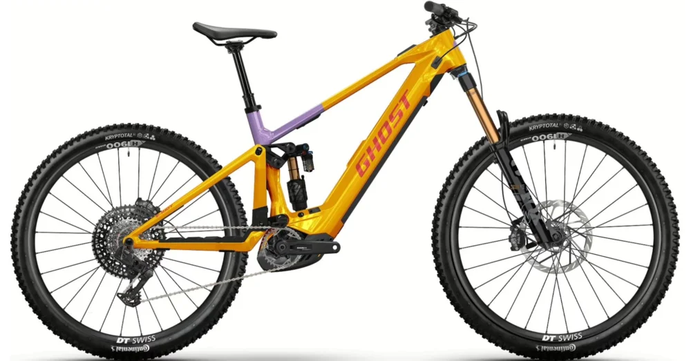 Gyors kiszállítás GHOST E-RIOT CF FULL PARTY 2025 FÉRFI ELEKTROMOS ÖSSZTELESZKÓPOS MTB KERÉKPÁR