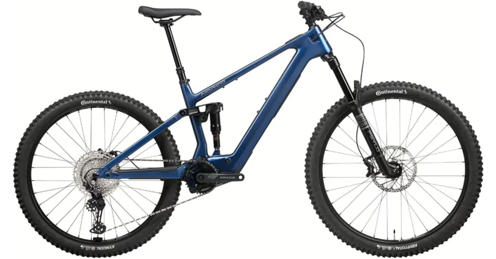 Expressz szállítás NORCO Fluid VLT C3 140 BLUE 2025 FÉRFI ELEKTROMOS ÖSSZTELESZKÓPOS MTB KERÉKPÁR