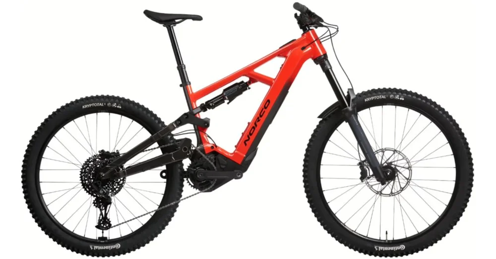 Exkluzív ajánlat NORCO RANGE VLT A1 RED 2024 FÉRFI ÖSSZTELESZKÓPOS ENDURO MTB KAERÉKPÁR