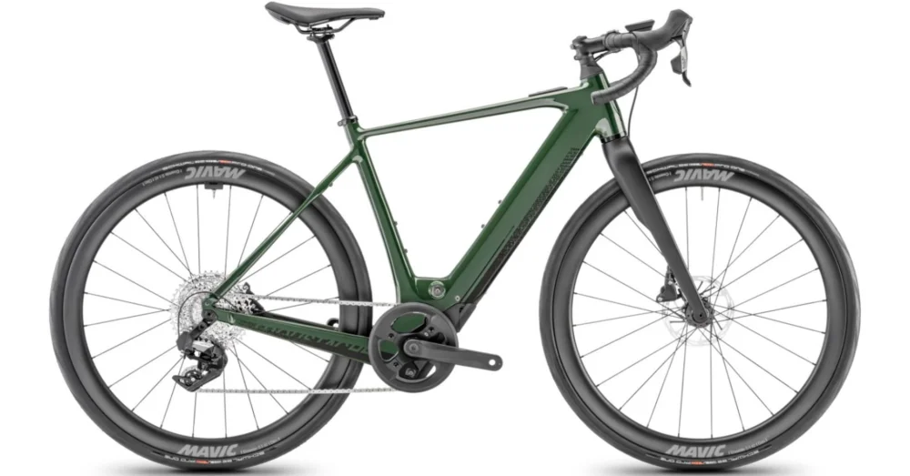 MOUSTACHE SAMEDI DIMANCHE 28.6 ROAD FIR GREEN GLOSSY 2025 FÉRFI ELEKTROMOS ORSZÁGÚTI KERÉKPÁR Kihagyhatatlan ajánlat