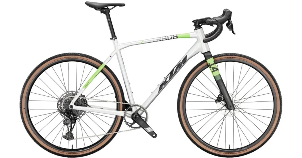 KTM X-STRADA 15 PRO ALU BRUSH MATT (BLACK+GREEN) FÉRFI GRAVEL KERÉKPÁR 2024 Legkelendőbb