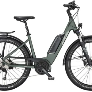 KTM MACINA GRAN P510 MOSS GREY MATT EASY ENTRY 2023 UNISEX ELEKTROMOS TREKKING KERÉKPÁR Exkluzív ajánlat
