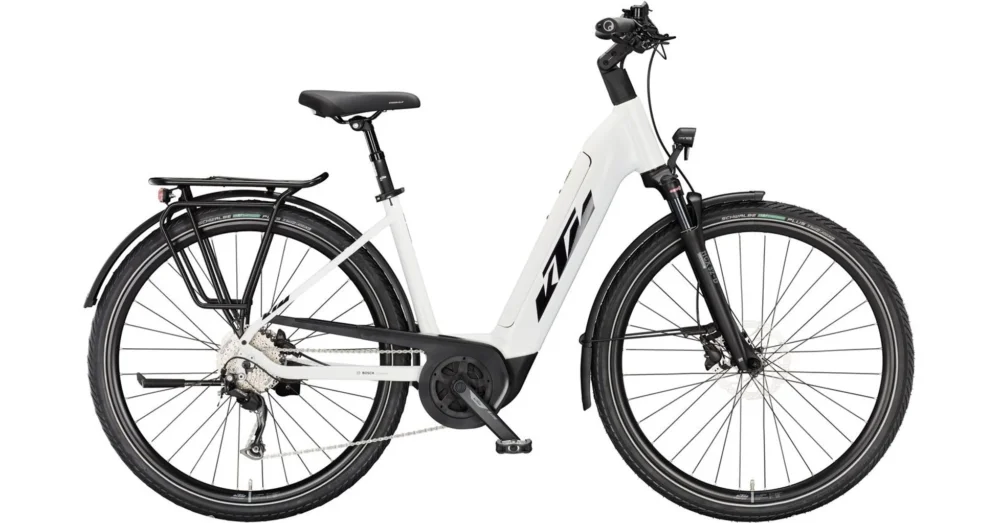 KTMMACINA TOUR P500 LTD64 WHITE (BLACK+GREY) EASY ENTRY 2024 UNISEX ELEKTROMOS TREKKING KERÉKPÁR Szezonális akció