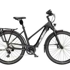 Ajánlat KTM MACINA TOUR CX625 LTD64 BLACK MATT (WHITE+GREY) TRAPÉZ 2024 NŐI TREKKING ELEKTROMOS KERÉKPÁR