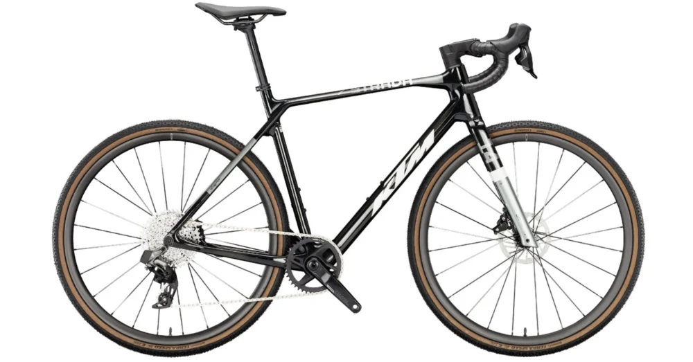 Biztonságos fizetés KTM X-STRADA PRIME TRANSP. IGUAN (WHITE+GREY) 2024 FÉRFI GRAVEL KERÉKPÁR