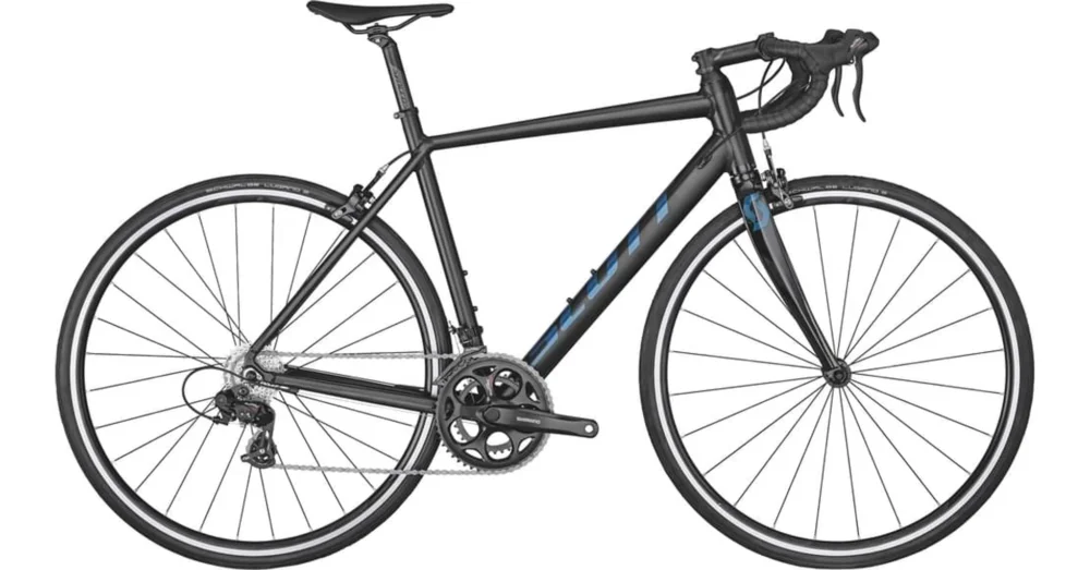 SCOTT SPEEDSTER 50 BLACK/BLUE 2022 FÉRFI ORSZÁGÚTI KERÉKPÁR Árcsökkenés