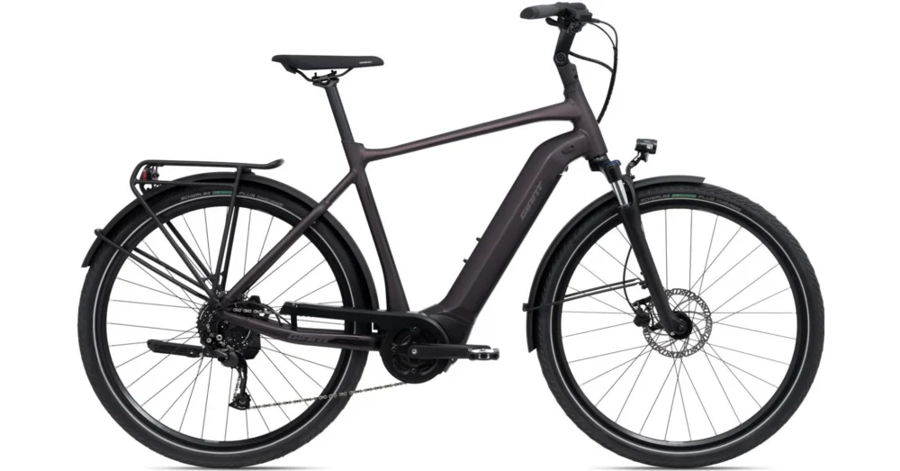 Szezonális akció GIANT DAILYTOUR E+3 GTS Rosewood 2022 FÉRFI ELEKTROMOS TREKKING KERÉKPÁR