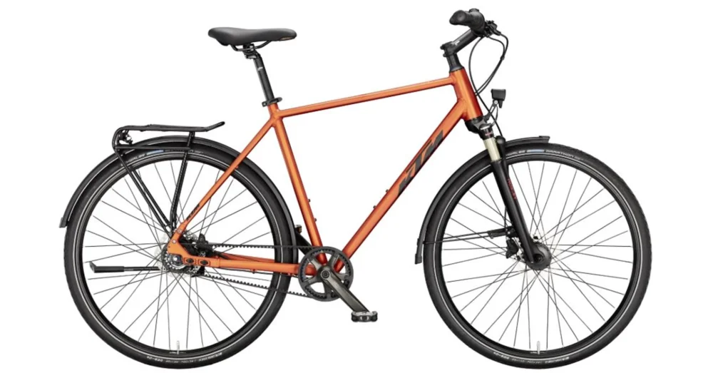 KTM LIFE EIGHT BURNT ORANGE MATT (BLACK+ORANGE) 2024 FÉRFI TREKKING KERÉKPÁR Biztonságos fizetés