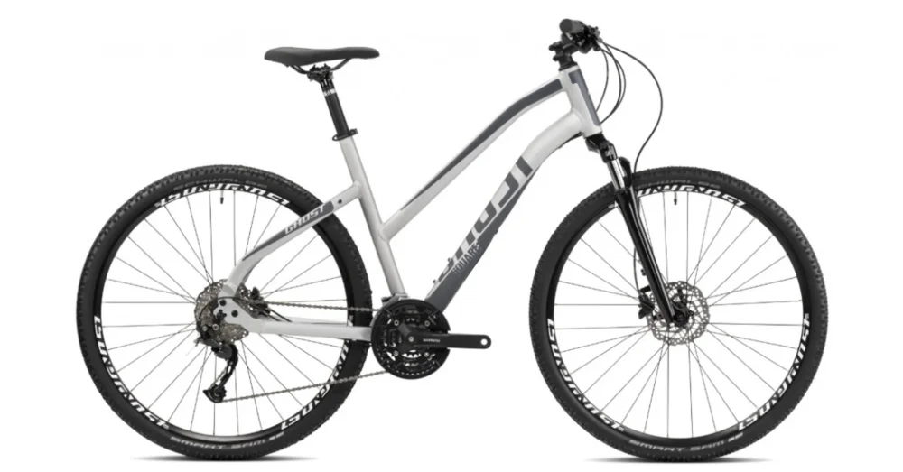 GHOST SQUARE CROSS LADIES GREY/GREY 2024 NŐI CROSS TREKKING KERÉKPÁR Árengedmény