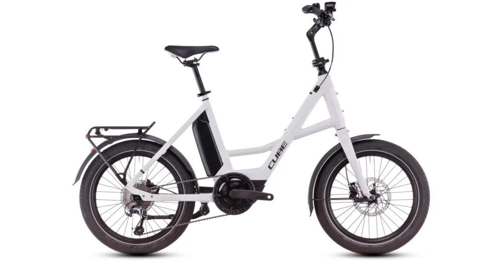 CUBE COMPACT HYBRID 500 COTTON´N´REFLEX - 2025 - VÁROSI ELEKTROMOS KERÉKPÁR - 20": ONE SIZE Azonnal elérhető