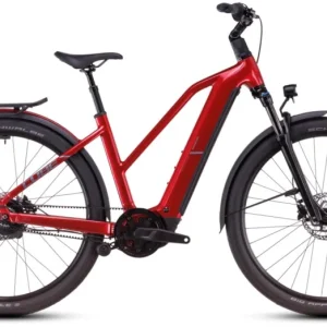 CUBE KATHMANDU HYBRID COMFORT PRO 800 ELECTRICRED´N´RED - 2025 - TREKKING ELEKTROMOS KERÉKPÁR - TRAPEZE 50 CM Ingyenes szállítás