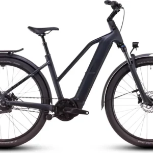 Expressz kézbesítés CUBE KATHMANDU HYBRID COMFORT PRO 800 NIGHT´N´CHROME - 2025 - TREKKING ELEKTROMOS KERÉKPÁR - TRAPEZE 46 CM