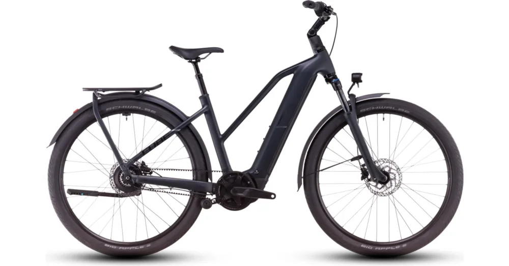 Expressz kézbesítés CUBE KATHMANDU HYBRID COMFORT PRO 800 NIGHT´N´CHROME - 2025 - TREKKING ELEKTROMOS KERÉKPÁR - TRAPEZE 46 CM