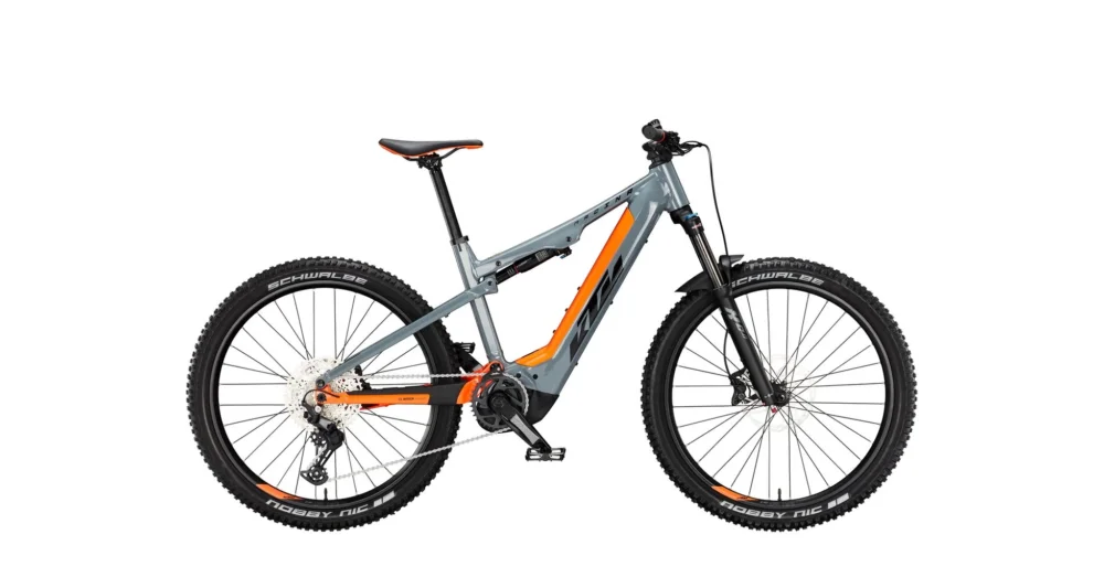 KTM MACINA LYCAN LTD64 FÉRFI ELEKTROMOS ÖSSZTELESZKÓPOS MTB KERÉKPÁR - Epic Grey - M méretben Árcsökkenés