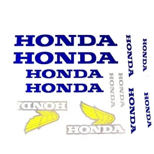 [EGYÉB / ROBOGÓ] - MATRICA KLT. HONDA /KÉK/ Végkiárusítás