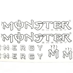 [EGYÉB / UNIVERZÁLIS] - MATRICA KLT. MONSTER FEHÉR Gyors szállítás