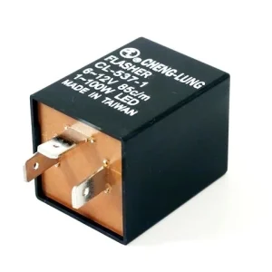 [EGYÉB / UNIVERZÁLIS] - VILLOGÓ RELÉ 6-12V 3 LÁB 1-100W/LED/ Outlet
