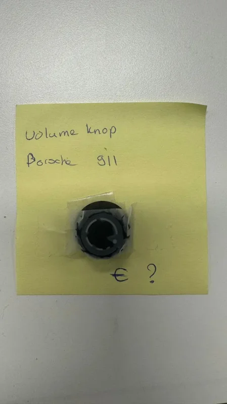 Volume knop Porsche 911 Kedvezmény
