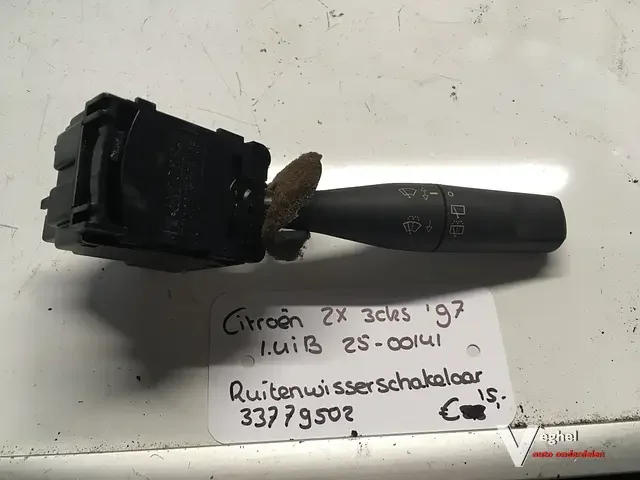 Citroen ZX 1.4 B 3drs 1997 2500141Ruitenwisserschakelaar 33779502 96049597ZL Népszerű