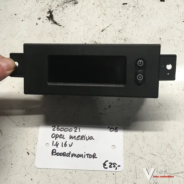 Opel Meriva 1.4 16v 2006 2600021 Instrumentenpaneel Boordmonitor Kiárusítás