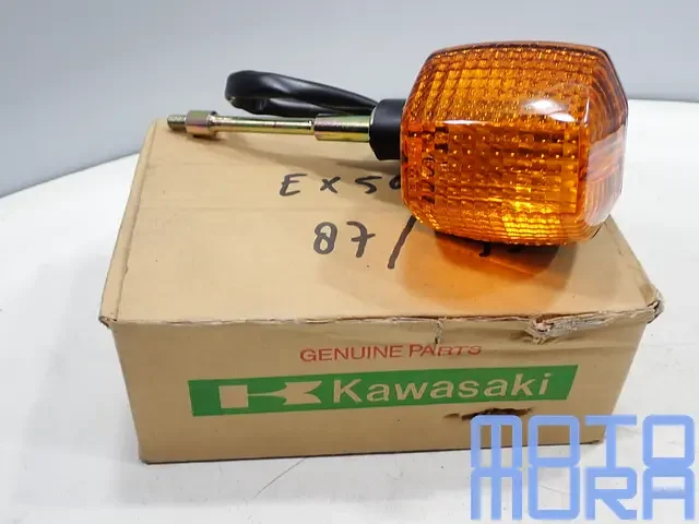 Bestseller Kawasaki EX 500 1987 - 1993 Nieuw knipperlichtlinks voorzijde EX500 rechts linker richtingaanwijzer NOS 23040-11164