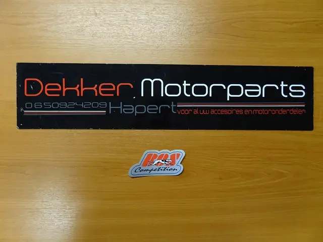 Bos Exhausts Uitlaat / Demper Sticker # Bos Competition # Gyors kiszállítás
