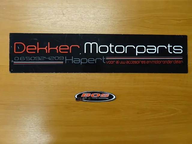 Biztonságos fizetés Bos Exhausts Uitlaat / Demper Sticker # Bos GP-1 Racing Technology #