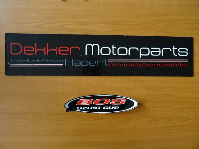 Kedvezményes ár Bos Exhausts Uitlaat / Demper Sticker # Bos Suzuki Cup #