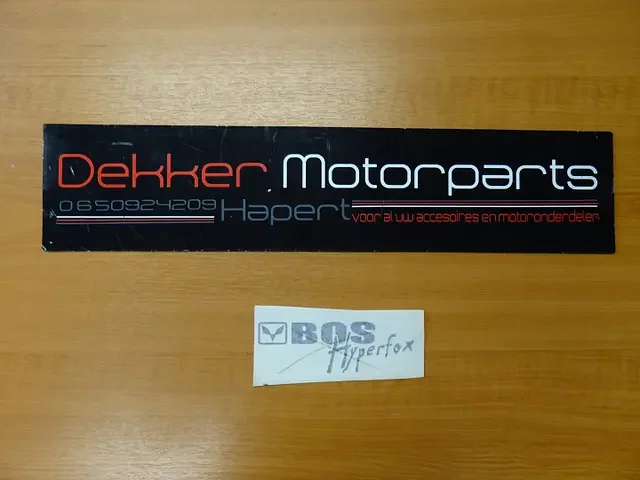 Ajánlat Bos Exhausts Uitlaat / Demper Sticker # Bos Hyperfox #