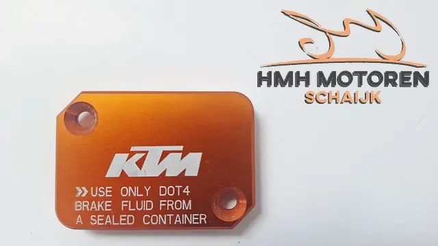 Handbrake cilinder afdekking remvloeistof reservoir deksel KTM 90813903000 Biztonságos vásárlás