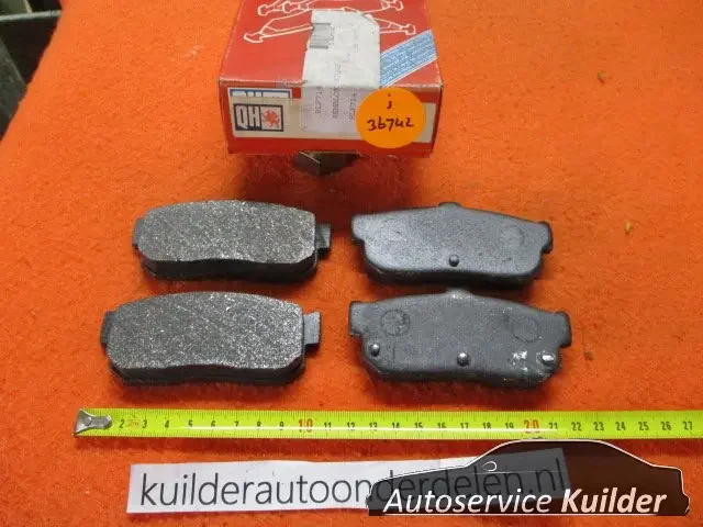Remblokken achter Nissan 100NX almera Sunny III 36742 BP714440600N690 Legkelendőbb