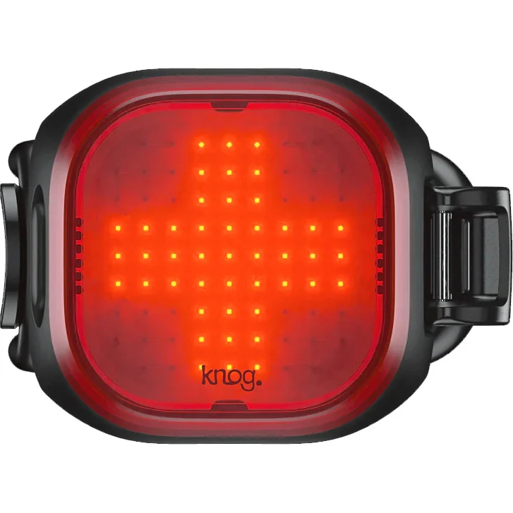 Knog Fekete - Piros Knog Blinder Mini Cross Rear USB lámpa 2024 Exkluzív ajánlat
