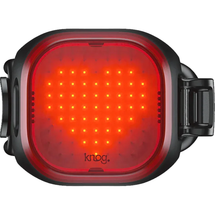 Knog Fekete - Piros Knog Blinder Mini Love Rear USB lámpa 2024 Biztonságos fizetés