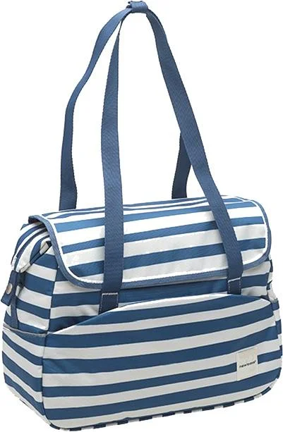 Olcsó New Looxs Fehér - Kék New Looxs Tosca Blue Stripes táska