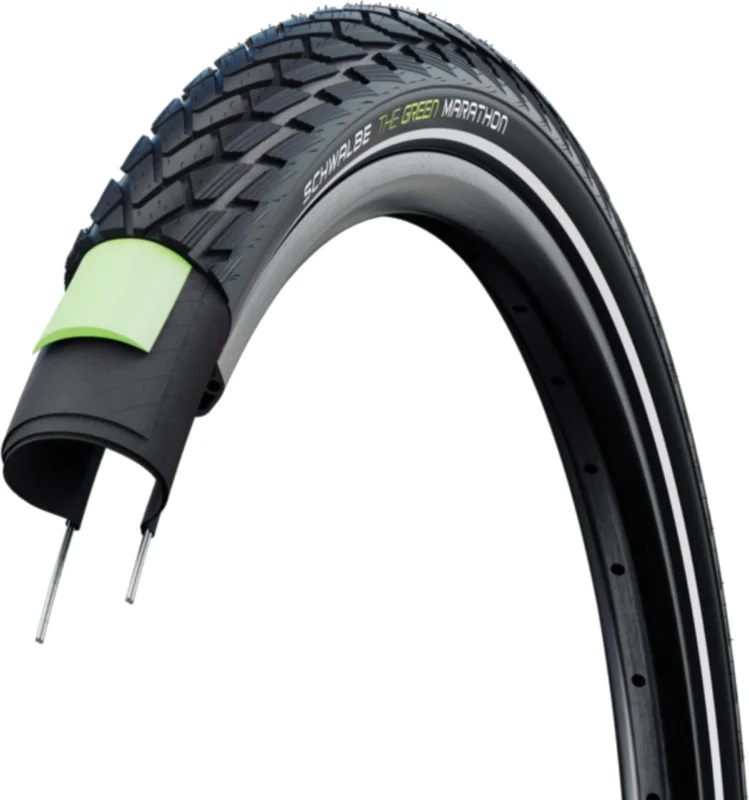 Schwalbe Fekete - Fényvisszaverő Schwalbe Marathon HS620 26x2.0 (559-50) külső gumi 2026 Expressz kézbesítés