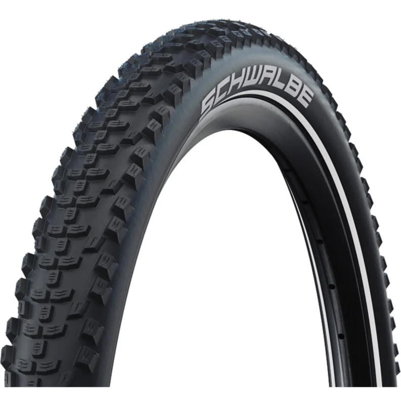 Schwalbe Fekete - Fényvisszaverő Schwalbe Smart Sam HS624 28x1.65 (622-44) külső gumi 2025 Expressz szállítás