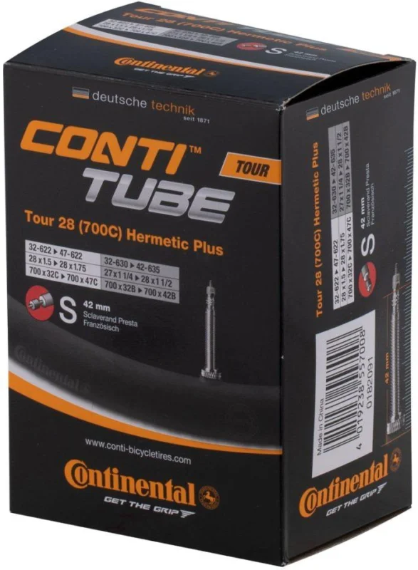 Népszerű Continental Continental Tour Hermetic 28x1.5-1.75 (622-32/47) S42 belső gumi