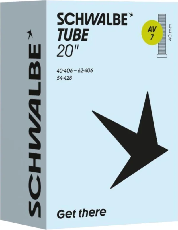 Schwalbe Fekete Schwalbe 20*1.5-2.4 (406-40/62) AV7 145g auto szelepes belső gumi 2026 Biztonságos vásárlás