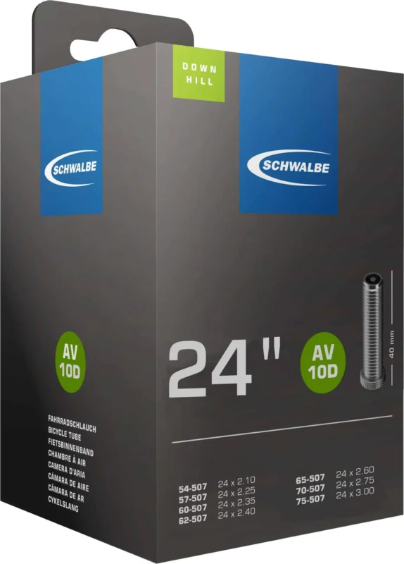 Schwalbe Schwalbe 24*2.1-3.0 (540-54/75) AV10D belső gumi Népszerű
