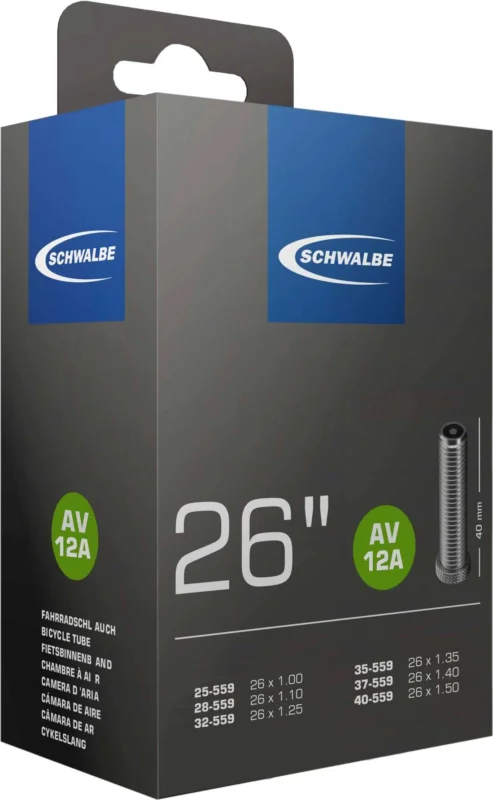 Rendeld meg most Schwalbe Schwalbe 26*1-1.5 (559*25-40) AV12A belső gumi